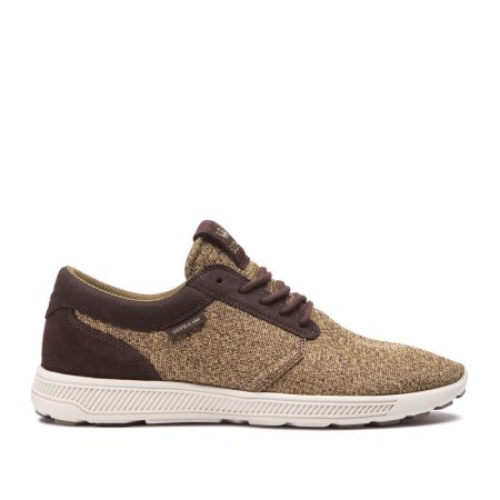 Supra Hammer Run Mens Low Tops Shoes Chocolate UK 20NQB